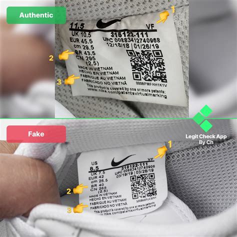 nike shoes real or fake|check authenticity of nike shoes.